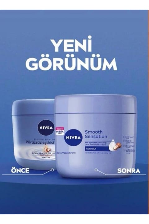 NIVEA کرم مرطوبکننده دست و بدن نیوآ، مخصوص پوست خشک 400ml