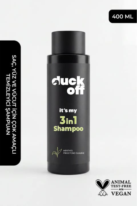 Duck Off It’s My شامپو 3 در 1 مو، صورت و بدن 400 میلی‌لیتر