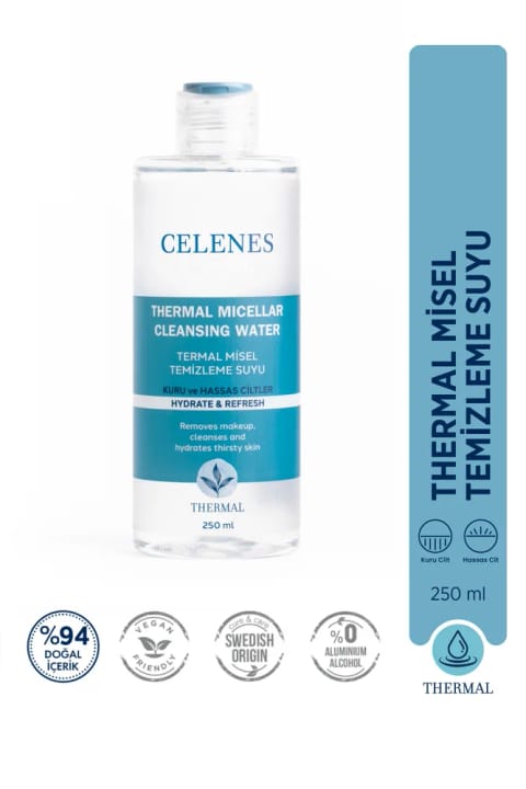 Celenes مرطوبکننده و احیاکننده میسلار واتر حرارتی برای پوست خشک و حساس