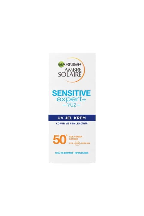 Ambre Solaire Garnier Sensitive Expert+ کرم-ژل ضد آفتاب 50 میلی‌لیتر