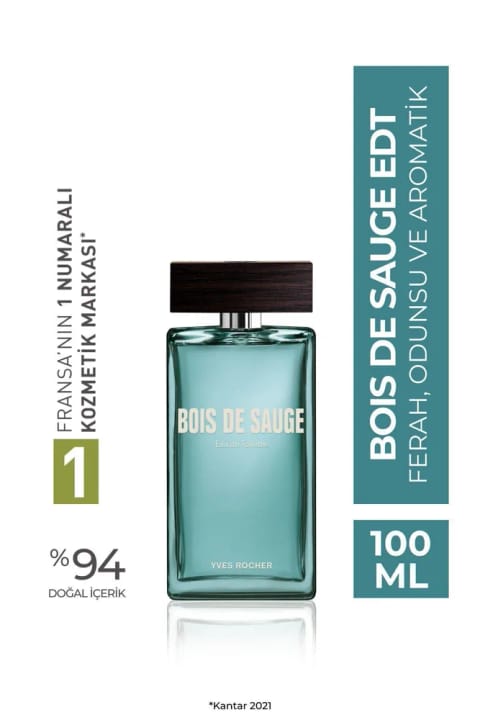 Yves Rocher BOİS DE SAUGE مردانه ادکلن ۱۰۰ میل