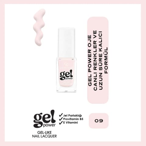 Golden Rose Power Gel Like Nail Oje No: 09