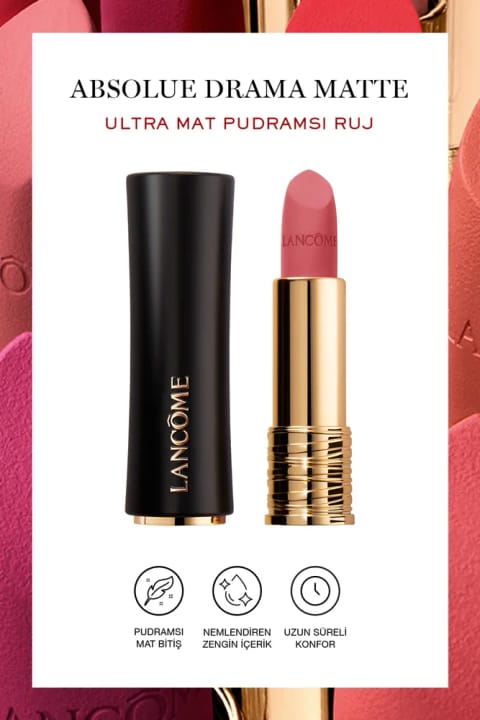 Lancome L'Absolu Rouge Drama Matte Ultra Mat Ruj 318