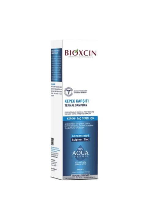شامپو ضد شوره تغلیظ شده آکوا ترمال Bioxcin 300 میلی‌لیتر