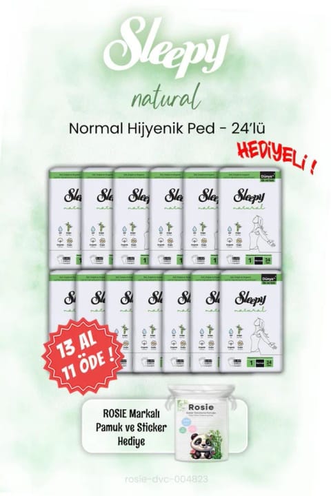 Sleepy نواربهداشتی ۱۳ عددی طبی روزانه ۱۱ عددی و ROSIE