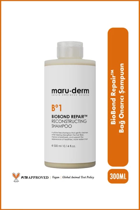 Maru.Derm BioBond Repair™ ترمیمکننده پیوند مو شامپو – تقویتکننده و بازسازیکننده پیوند...