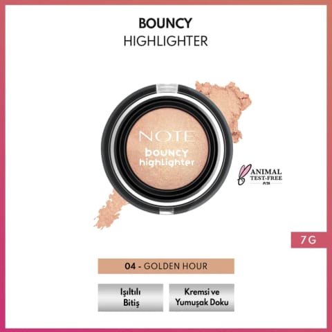 هایلایتر کرمی نرم Bouncy Note رنگ 04 Golden Hour