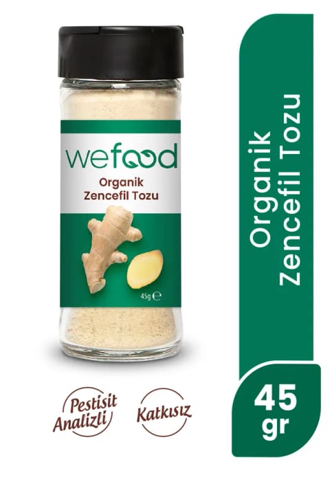 Wefood ارگانیک پودر زنجبیل ۴۵ گرم