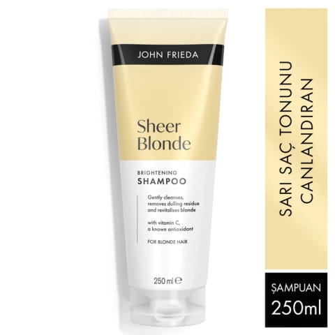 John Frieda Sheer Blonde Highlight Activating شامپو درخشش زنده 250 میلیلیتر