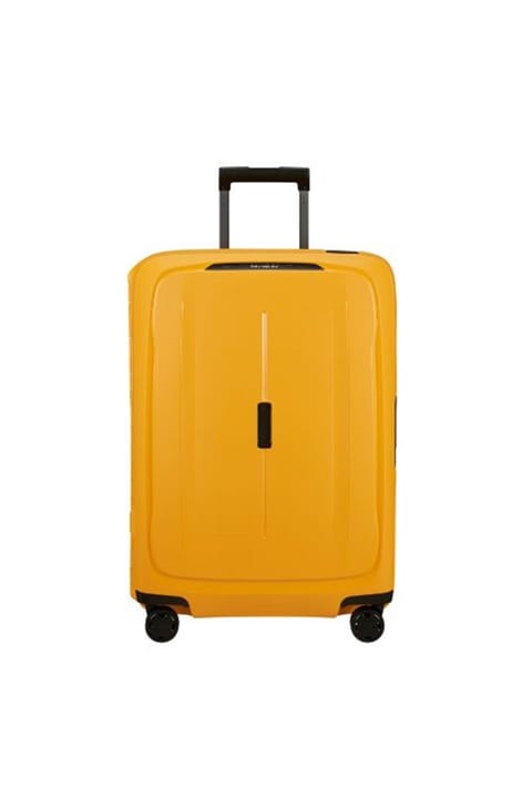 چمدان متوسط Samsonite مدل Essens-Spinner چهار چرخ زرد ۶۹ سانتیمتر