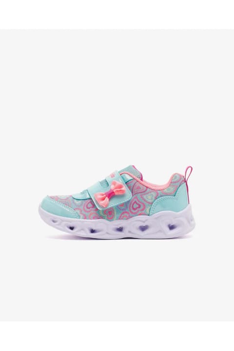 SKECHERS HEART LIGHTS کفش اسپرت چراغدار سبز دختر بچه 303258N MTMT