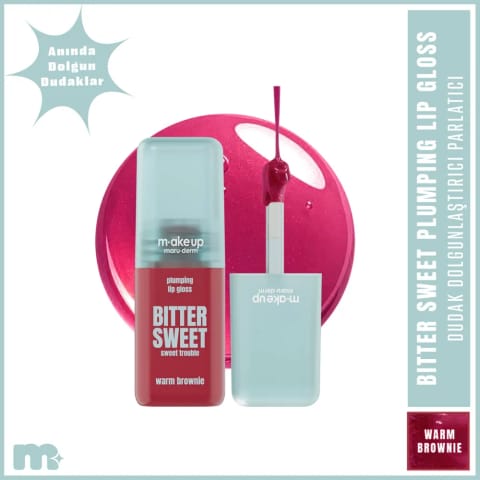 Maruderm Make Up Lip Gloss حجمدهنده Bitter Sweet Warm Brownie