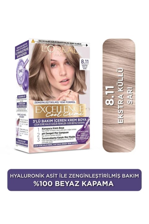 L'Oreal Paris Excellence Cool Creme رنگ مو - 6.11 — 8 Sari