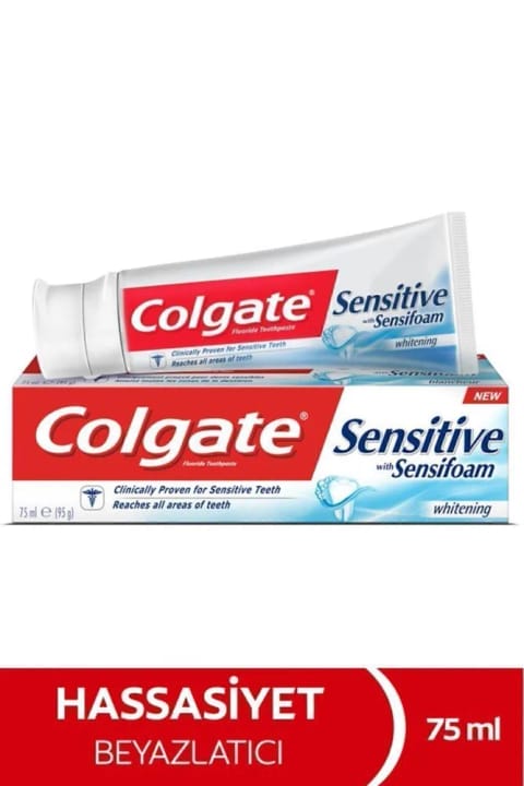 Colgate خمیردندان سفیدکننده Sensitive Sensifoam ۷۵ میلیلیتر