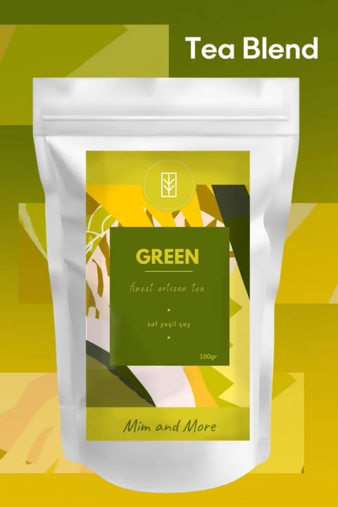Mim and More Green Tea - چای سبز خالص، 100 گرم