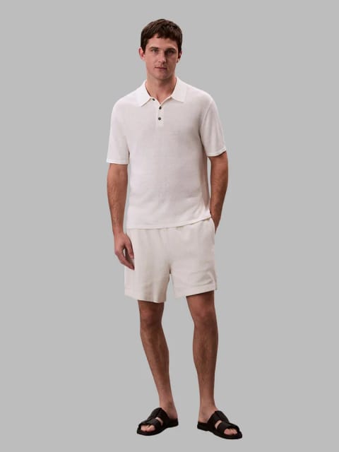 شلوارک وافل پنبهای مردانه Calvin Klein