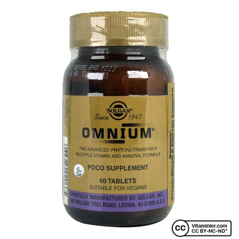 مکمل Solgar Omnium 60 عددی