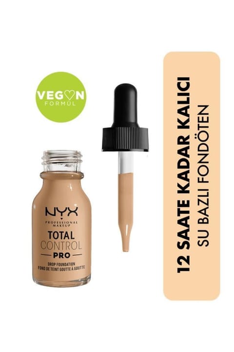 NYX Professional Makeup Total Control Pro Drop Foundation Buff - کرم پودر
