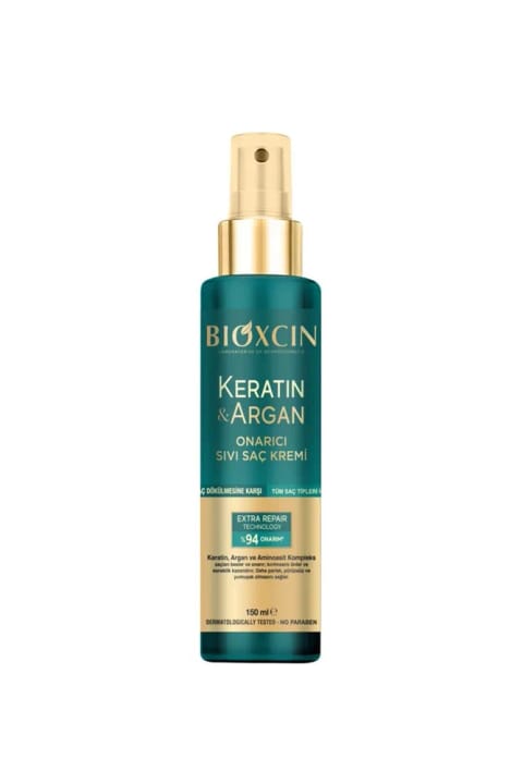 Bioxcin کراتین و آرگان مایع ترمیمکننده مو ۱۵۰ میلیلیتر