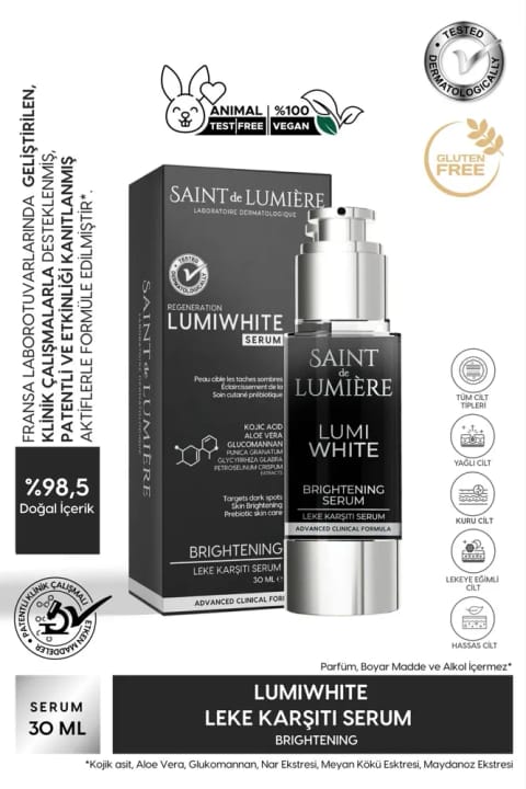SAINT DE LUMIERE LUMIWHITE ضد لک، یکدست‌کننده و روشن‌کننده پوست ...