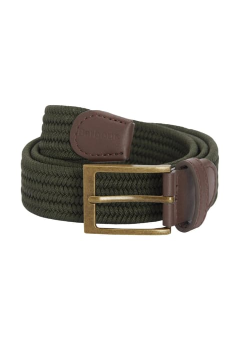 کمربند بافت کشی Barbour Nevis OL71 زیتونی تیره