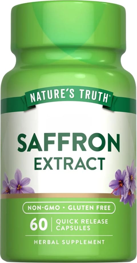 عصاره غلیظ زعفران Nature's Truth | Non-GMO و Gluten Free ۶۰ کپسول