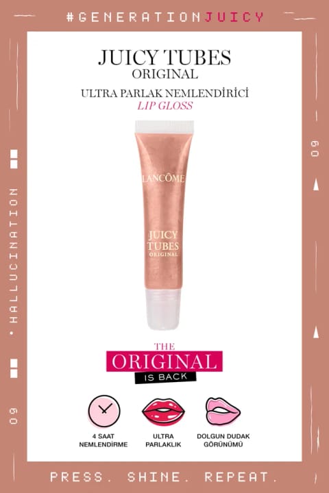 Lancome Juicy Tubes مرطوبکننده Lip Gloss براق کننده لب 09 Hallucination...