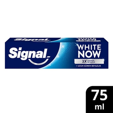 Signal White Now خمیردندان سفیدکننده فوری ضد لکه 75 میلیلیتر