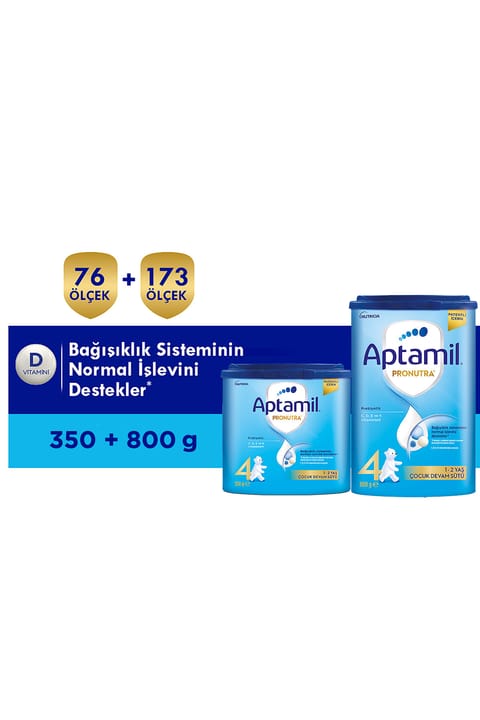 شیر خشک ادامهدهنده Aptamil 4 Pronutra 350 + 800 گرم
