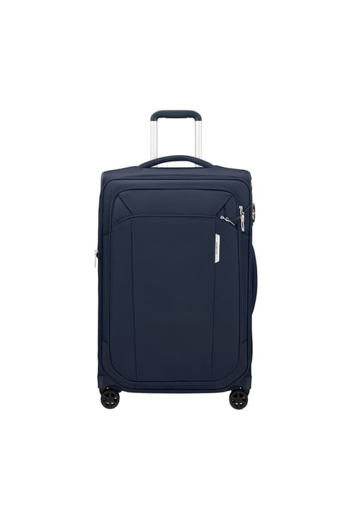 چمدان متوسط Samsonite Respark Spinner آبی سرمهای - چهارچرخ آکاردئونی 67 سانتیمتری