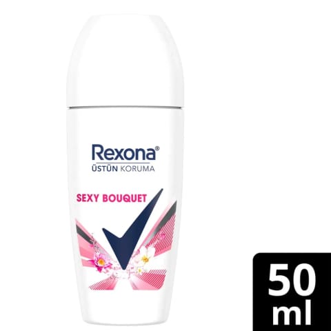 Rexona محافظ زنانه رول آن High Protection Sexy Bouquet 50ml