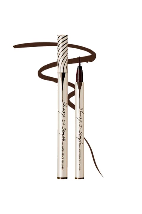 خط چشم CLIO Sharp So Simple ضد آب با نوک نازک — 02 Brown