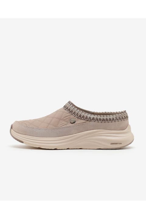 بوت ورزشی زنانه SKECHERS CONTOUR FOAM BOOT - COZY FIT CASCADE بژ پشت‌باز