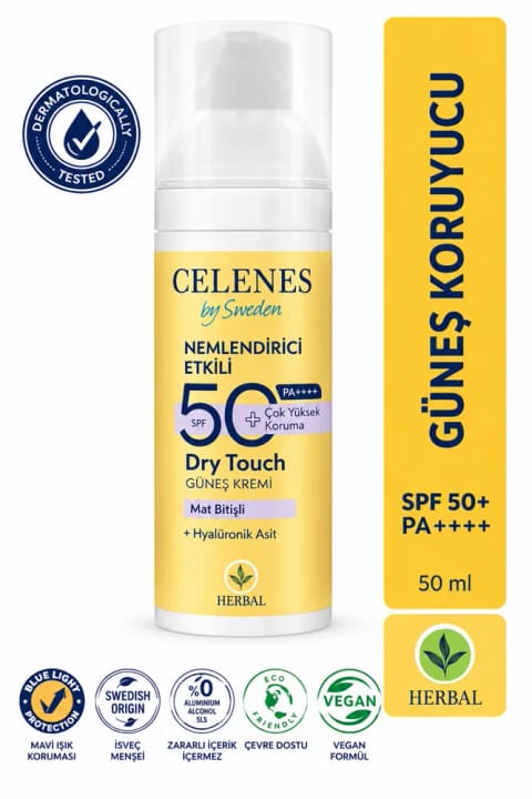 سلنز بای سوئد کرم ضدآفتاب Dry Touch SPF50+ 50 میلی‌لیتر