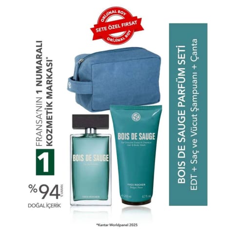 ست مراقبتی Bois de Sauge با کیف مسافرتی