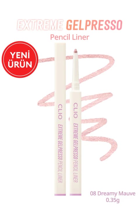 مداد خط چشم CLIO Extreme Gelpresso Pencil — 08 Dreamy Mauve
