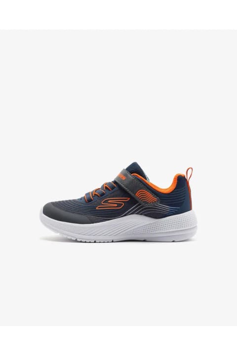 SKECHERS MICROSPEC ADVANCE کفش ورزشی پسرانه کوچک سرمهای 403926N NVOR