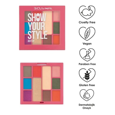 Show by Pastel پالت سایه چشم Show Your Style Artsy