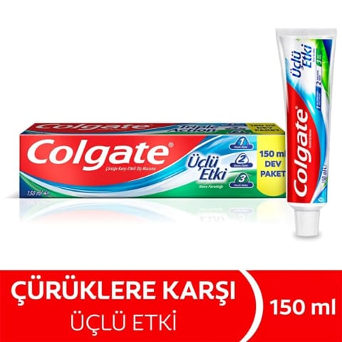 Colgate خمیردندان اثر سه‌گانه ۱۵۰ میلی‌لیتر