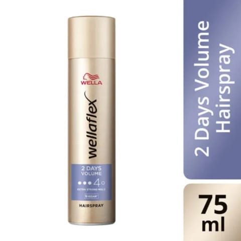 Wella اسپری مو فلکس ۲ روز حجم دهنده فوق قوی ۷۵ میلی‌لیتر
