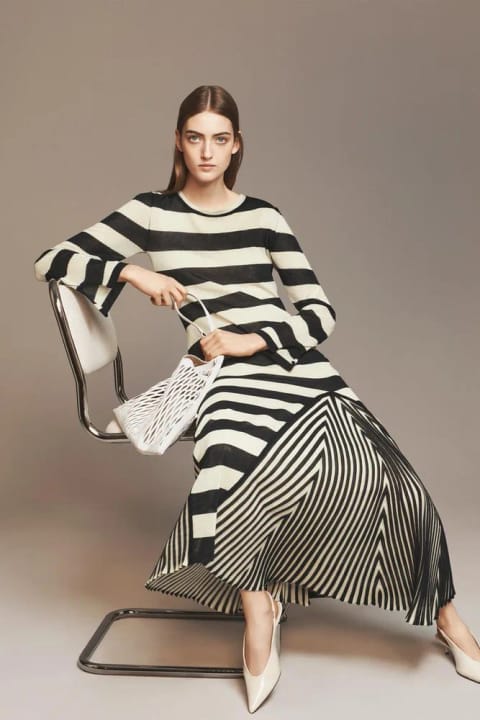 پیراهن راه‌راه - آیتم ZARA Woman