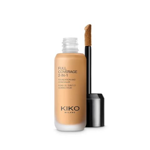 کرم پودر KIKO - Full Coverage 2-in-1 Foundation & Concealer - Gold 95