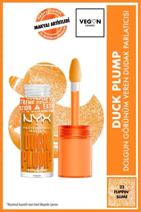 NYX Professional Makeup Duck Plump براقکننده لب با ظاهری حجیم - ۲ — 22 Flippin Slime