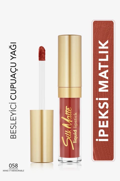 Flormar Silk Matte رژ لب مایع مرطوبکننده با پیگمنت بالا و پایانی مات - 8682