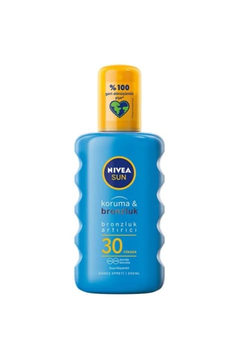 NIVEA SUN SPF30 محافظت و برنزه روغن آفتاب 200 میلی‌لیتر