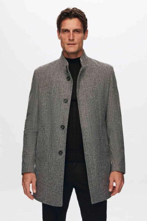 D'S Damat کت Hakim یقه ماهیهرمسته گری Regular Fit