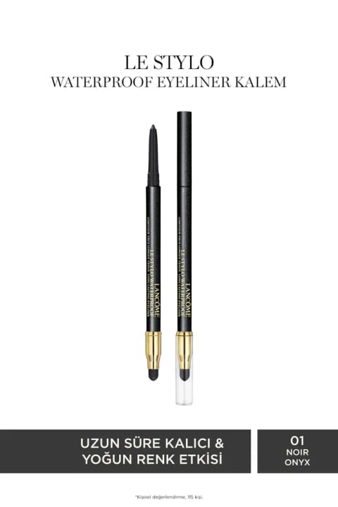 Lancome Le Stylo خط چشم مقاوم به آب 01 Noir Onyx