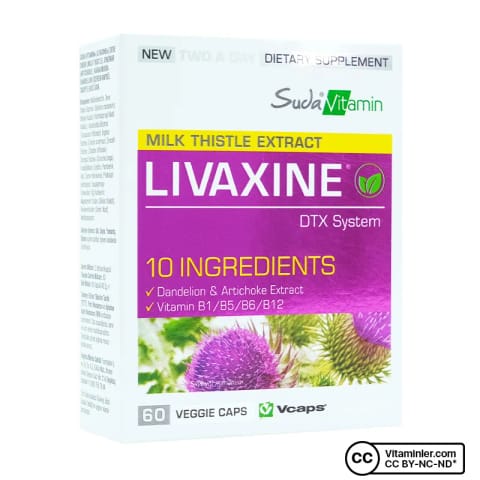 Suda Vitamin Livaxine Milk Thistle 60 کپسول