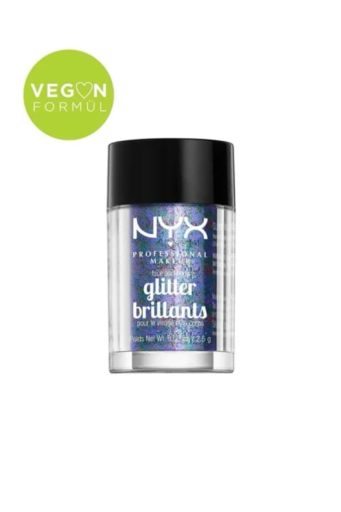 گلیتر صورت و بدن نیکس - NYX Face & Body Glitter Violet 15 گرم