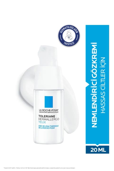 La Roche Posay Toleriane Dermallergo Yeux کرم دور چشم مرطوبکننده برای پوستهای حساس